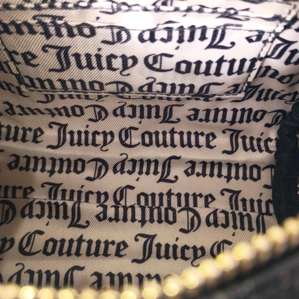 Juicy Couture Miss Independent Black Checker Mini Satchel with Cherry Charm - Picture 13 of 15